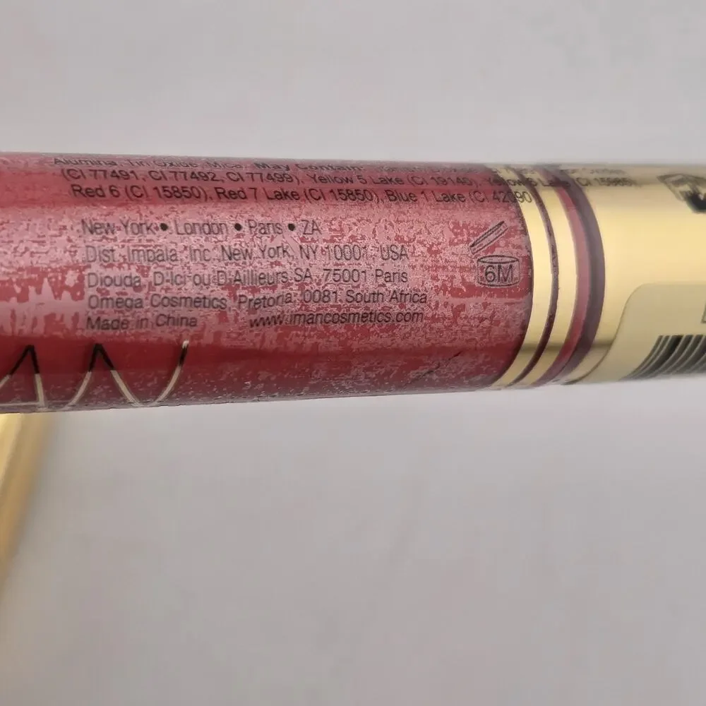 IMAN Luxury Lip Shimmer Lip Gloss Lot Of 8 Assorted Shades Mixed Colors Lot New